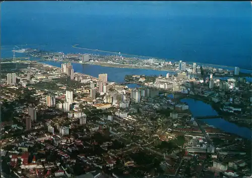 Postcard Recife Luftbild Aerial View Vista Aarea 1983