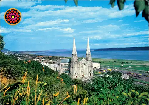 Ste-Anne de Beaupré La Basilique de la côte Basilica Kirche 1990