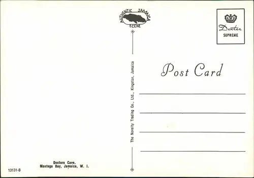 Postcard Montego Bay Doctors Cave Beach Karibik Strand 1970