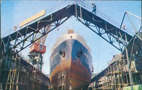 Odessa Одеса Одесса В доке Schiff im Trocken-Dock Ship   1975