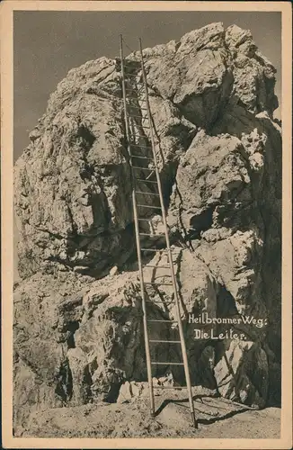 Oberstdorf (Allgäu) Heilbronner Weg Die Leiter Allgäu Allgäuer Alpen 1920
