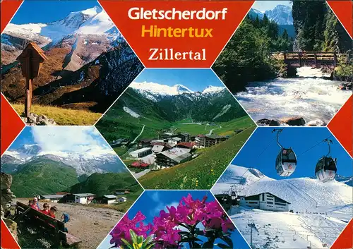 Hintertux-Tux (Tirol) Gletscherdorf Hintertuxer Gletscher Zillertal Tirol 1990