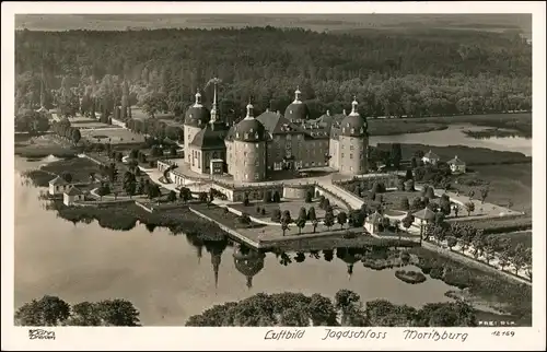 Ansichtskarte Moritzburg Luftbild 1940 Walter Hahn:12169