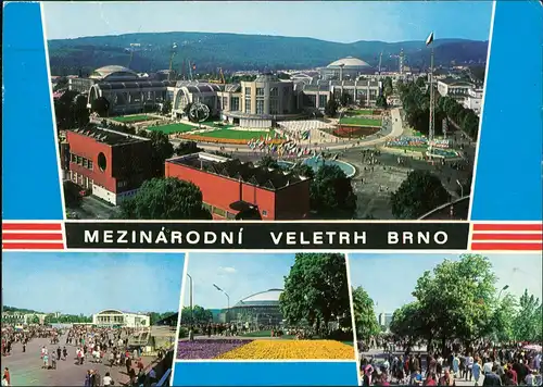 Postcard Brünn Brno 4 Ansichten Mezinarodni Veletrh 1969