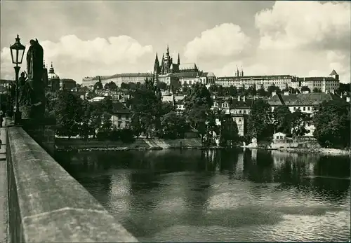 Burgstadt-Prag Hradschin/Hradčany Praha Hradschin Hradčany Burg  Brücke 1960