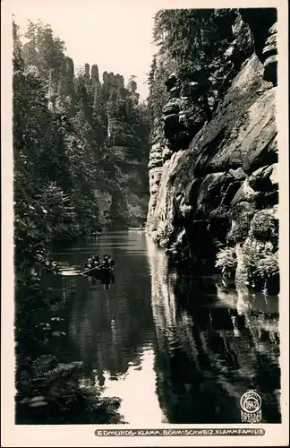 Jonsdorf (CZ) Janov Edmundsklamm / Kamnitzklamm 1955 Walter Hahn: #