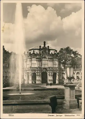 Innere Altstadt-Dresden Zwinger Wallpavillon 1956 Walter Hahn:10653