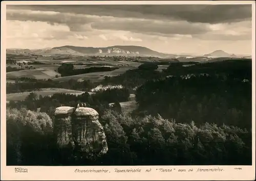 Ansichtskarte Rathen Rauenstein, Bergsteiger 1962 Walter Hahn:13196