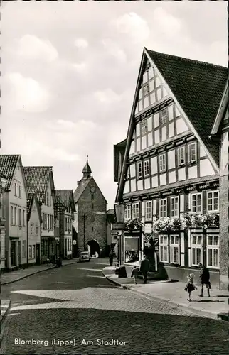 Ansichtskarte Blomberg Straße am Stadttor 1965