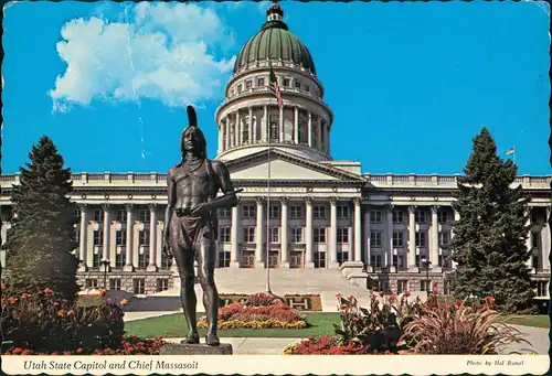 Postcard Salt Lake City Capitol building 1974