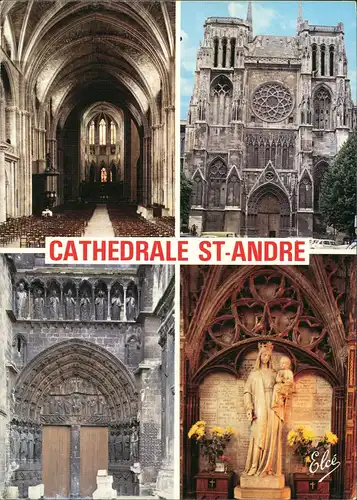 CPA Bordeaux Kathedrale Cathédrale St-André 1986