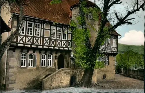 Steinau an der Straße Strassen Ansicht Amtsgericht Gebrüder Grimm Haus 1960