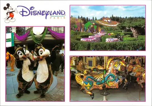 CPA Paris Disneyland Fantasyland Multi-View-Card Disney 2005