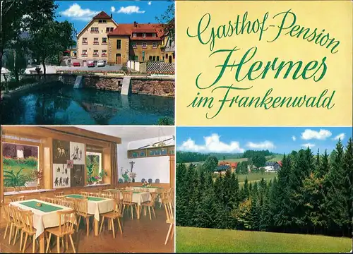 Hermes-Marktleugast Landgut HERMES Pension Haueis 3 Foto-Ansichten 1975