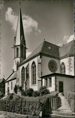 Ansichtskarte Großheubach Kirchpartie 1961