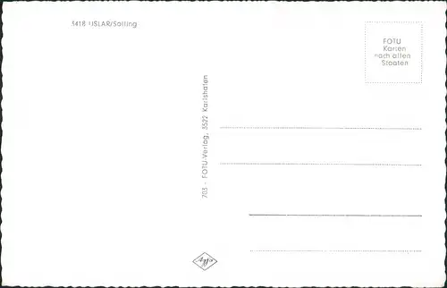 Ansichtskarte Uslar Luftbild 1962