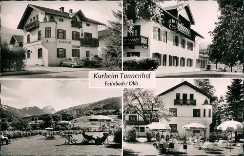 Derndorf-Feilnbach 4 Ansichten Kurheim Unterkunft Tannenhof Feilnbach 1966