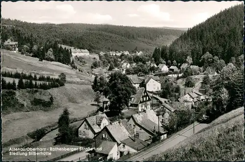 Torfhaus (Harz)-Altenau Rothenberger Straße und Siedlung Silberhütte 1960