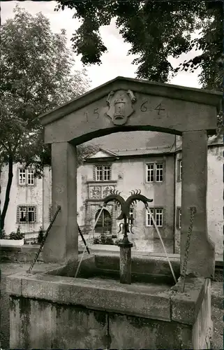 Ansichtskarte Hardheim Alter Brunnen aus dem 15. Jahrhundert 1964