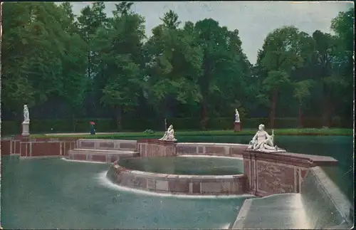 Ansichtskarte München Parkanlage Nymphenburg Cascaden Wasserspiele 1910