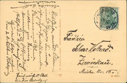 Ansichtskarte München Panorama-Ansicht Rathaus 1910