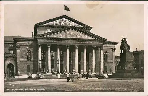 Ansichtskarte München Nationaltheater Theater Gebäude Außenansicht 1937