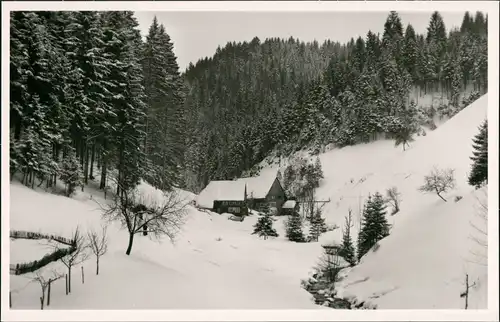 Ansichtskarte St. Märgen Panorama Ansicht Holzschlagtal Schwarzwald 1950