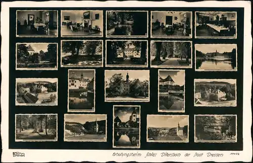 Dürrröhrsdorf-Dittersbach MB Ansichtskarten Schloß 1940 Walter Hahn:11402