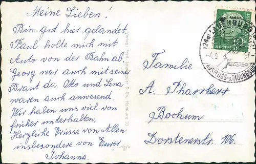 Lauenburg (Elbe) 9 Foto-Ansichten Straßen, Schleuse, Häuser  VW Käfer uvm. 1957