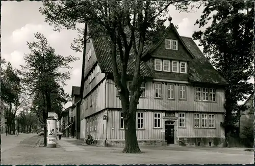 Clausthal-Zellerfeld Älteste Apotheke Oberharz Bergapotheke, Litfaßsäule 1960