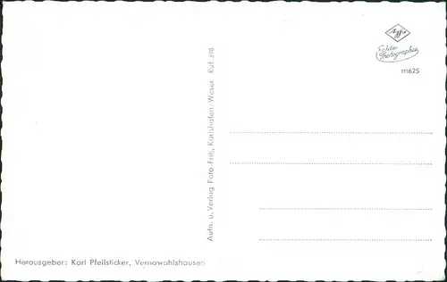 Vernawahlshausen-Wahlsburg Gesamtansicht Panorama des Dorfes 1960