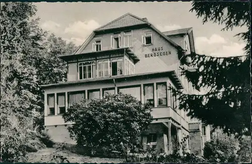 Ansichtskarte Bad Sachsa Unterkunft Haus Bergsegen 1963