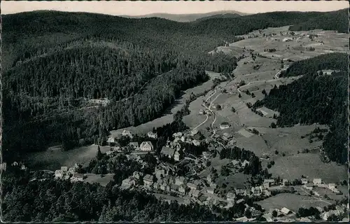 Ansichtskarte Todtmoos Luftaufnahmen Luftbild Überflugkarte 1962