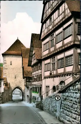 Ansichtskarte Horb am Neckar Thlinger Tor - Hoher Giebel 1960