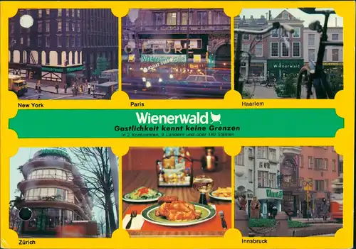 Ansichtskarte Innsbruck Wienerwald Zürich New York 1971