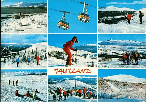 .Schweden Sverige NORRLAND - FÄRGERNAS LAN SVERIGE - Vinterland 1980