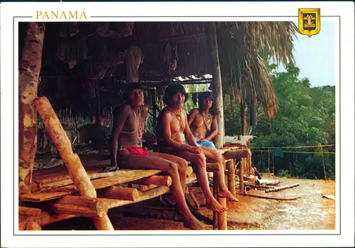Panama (Land-Allgemein) Natives Indios Embera del Bajo Chagres Einheimische 2002