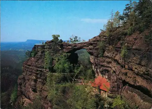 Postcard Herrnskretschen Hřensko Pravčická brána Umland-Ansicht 1975