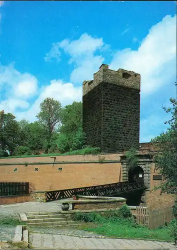 Postcard Eger Cheb Chebský hrad s románskou Černou věží 1980