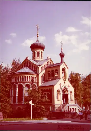 Marienbad Mariánské Lázně Foto Photo Kirche Church 1970 Privatfoto