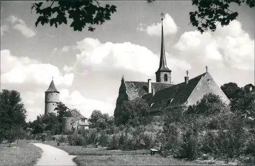 Foto Ochsenfurt Partie an der Stadt 1963 Privatfoto