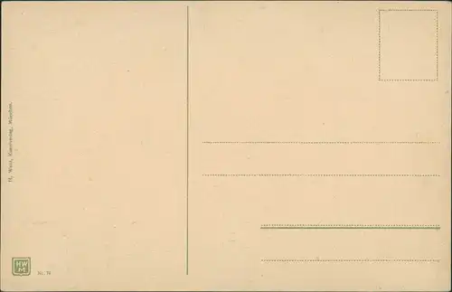 Ansichtskarte München Feldherrnhalle Teilansicht Denkmal Skulpturen 1910