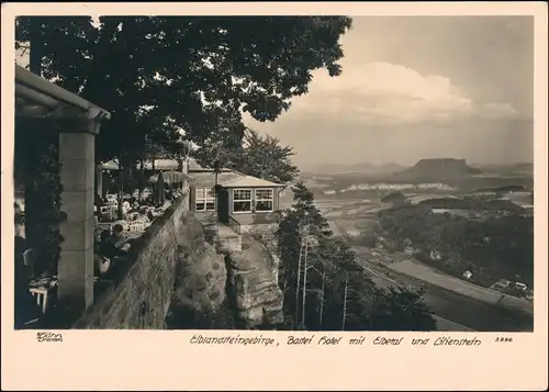 Rathen Bastei HO Berghotel-Restaurant Lilienstein 1966 Walter Hahn:3886