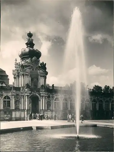 Innere Altstadt-Dresden Dresdner Zwinger Kronentor 1930 Walter Hahn: