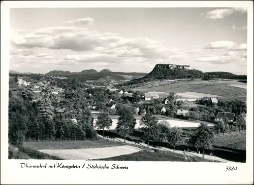Thürmsdorf-Struppen (Sächsische Schweiz) Stadt - Foto Hering 1975