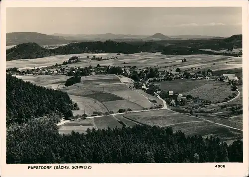 Ansichtskarte Papstdorf-Gohrisch (Sächs. Schweiz) Stadt Foto Hering 1966