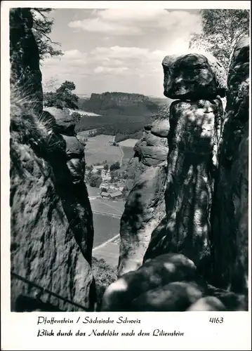 Pfaffendorf-Königstein (Sächsische Schweiz) Pfaffenstein Festung 1975