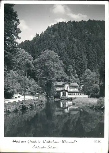 Lichtenhain-Sebnitz Hotel Lichtenhainer Wasserfall Foto Hering 1986