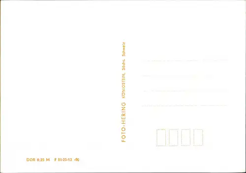 Königstein (Sächsische Schweiz) Festung Kanone Friedrichsburg 1990