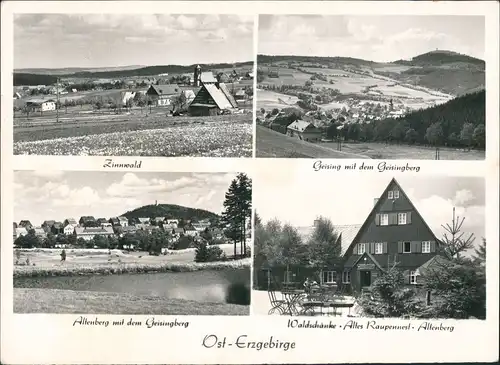 Altenberg (Erzgebirge) Altes Raupennest, Zinnwald, Geising Foto Hering 1975